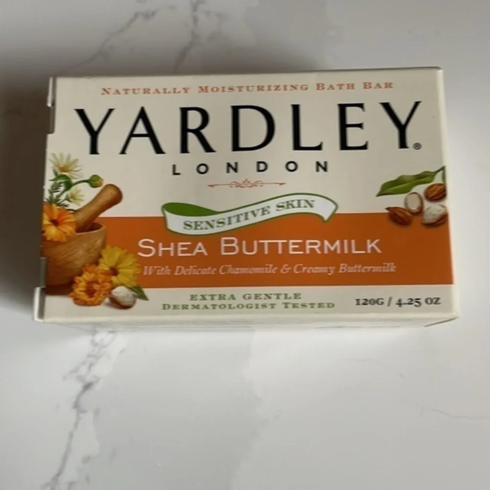 Yardley London NEW Shea Butter Sensitive Skin Lot Soap & Lotion Full‎ Size